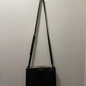 Kate Spade Black and Cream Crossbody Bag
